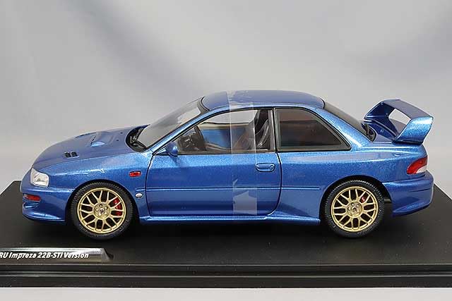 Amazon | ソリド 1/18 スバル インプレッサ 22B 1998 ブルー 【再入荷