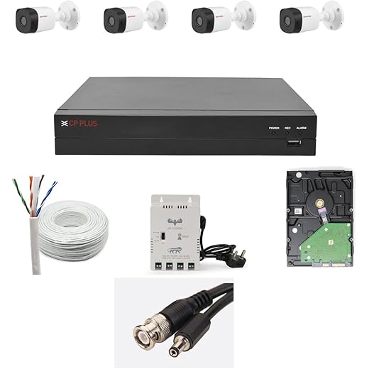 CP PLUS Full HD 4 Channel DVR + 1 TB