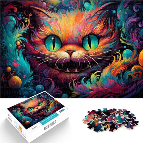 Puzzle für Alice in Wonderland für Erwachsene, 1000-teiliges Puzzle aus Holz, anspruchsvoll, Aber unterhaltsam und humorvoll, 1000 Teile (50 x 75 cm)