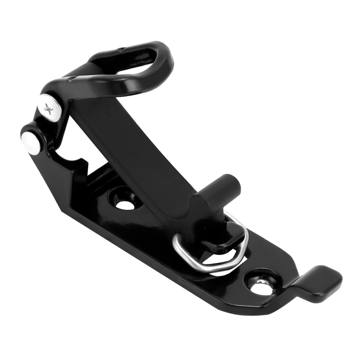 QWORK® Zestaw 4 metalowych łożysk do skrzyni, uchwyt na łopatę, uchwyt na siekierę, akcesoria terenowe do bagażnika dachowego i szyny powietrznej
