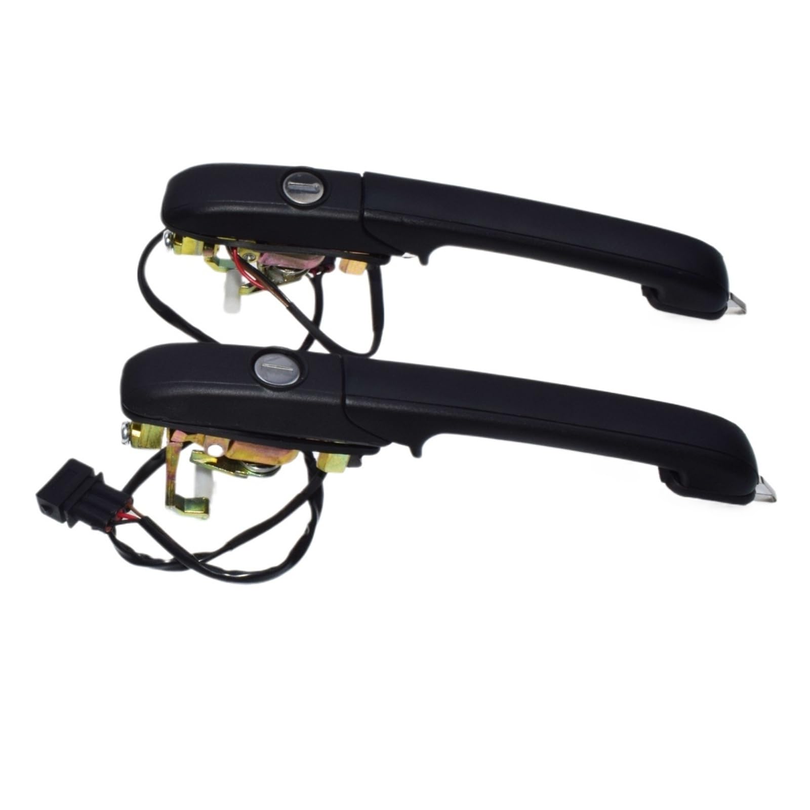 WPHLYZ Car Outside Exterior Outer Door Handle for VW for Passat for Variant for B3 for B4 1988 1989 1990 1992 1993-1997 Black Outside Car Door Handle Front Rear Left Right(2 Pcs Front LH RH)