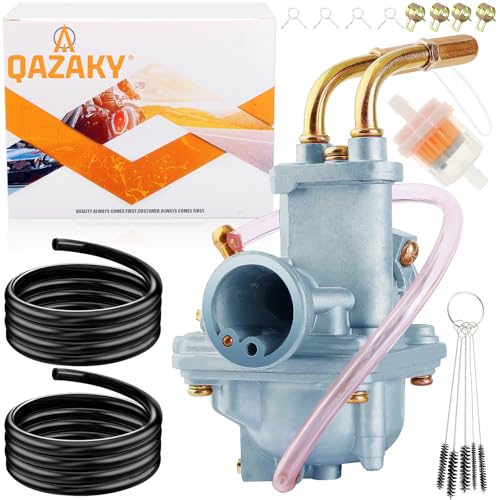 QAZAKY Carburetor Compatible with Yamaha Y-Zinger PW50 Peewee PW 50 Gtmotor G50T Loncin PY50 LX50PY Jianshe PY50 Yzinger Dirt Bike Carb