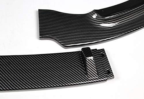 3PCS Front Bumper Lip Kit fit for compatible with 2006-2008 Honda Civic 4DR/Sedan, CS-Style Splitter Trim Protection Spoiler, Air-Dam-Chin-Diffuser (Carbon Look)