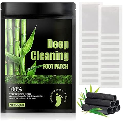 Fußpflaster Entgiftung, Entgiftungspflaster Füße Original für Tiefschlaf und Stressabbau, 20PCS Fusspflaster zum Entgiften Pflaster 100% Natürliche für Entfernen von Körpergiften Cover
