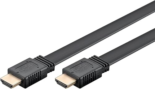 HDMI Flat Cable, 1m, High-Speed Connection for TV, Monitor, and Display Devices