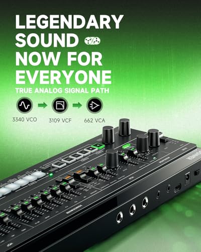 Image of Donner ESSENTIAL L1 Synthesizer with 64-Step Sequencer, S2C Magnetic Modular System, Portable Synth CV /GATE /SYNC I /O