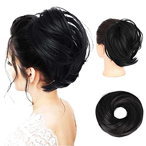 AISI BEAUTY Synthetic Messy Bun Hair Piece for Women Tousled Updo Hair Extensions Ponytail Hair Bun Scrunchies