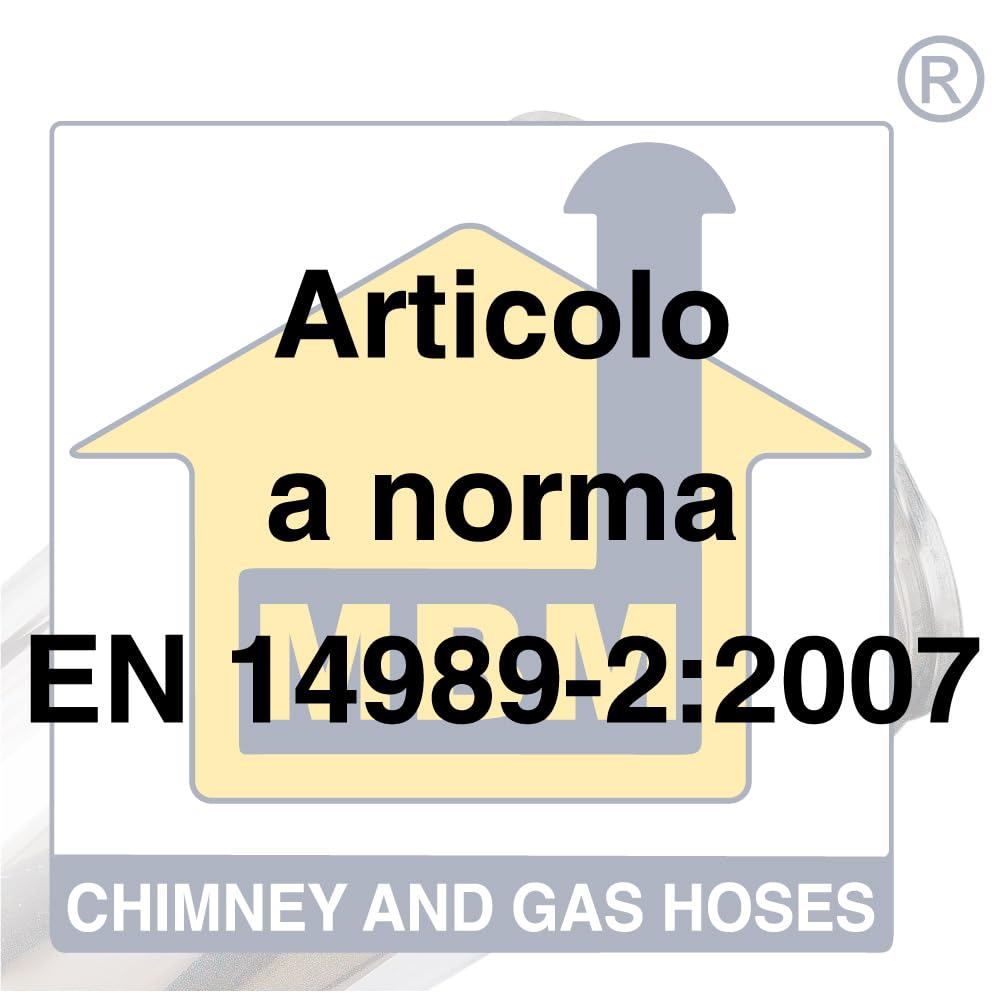 Kit de tuyaux de cheminée pour poêle à granulés coaxial DN 80 125 évacuation des fumées aspiration d'air fabriqué en Italie.