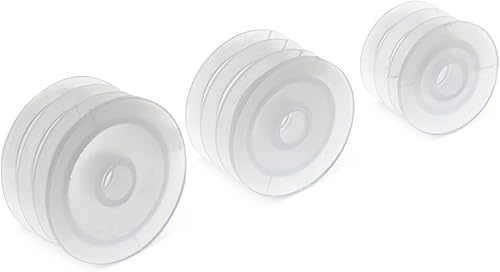 Miniatura 9 de Juvale Paquete de 45 adaptadores de botella de medicina a presión para jeringa, adaptador de dosificación médica de 3 tamaños para dispensadores