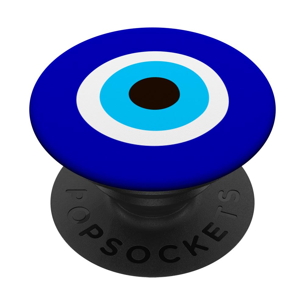 Evil Eye Charm Stone Blue Eye Symbol of Protection Talisman PopSockets Adhesive PopGrip