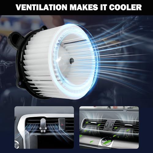 Image of 700258 Front AC Heater Blower Motor Fan Fit for Hyundai Santa Fe 2010-2017, Santa Fe Sport 2013 2014 2015 2016 2017, Compatible with Kia Sorento 2011 2012 2013 2014 2015 SK700258 97113-1U000