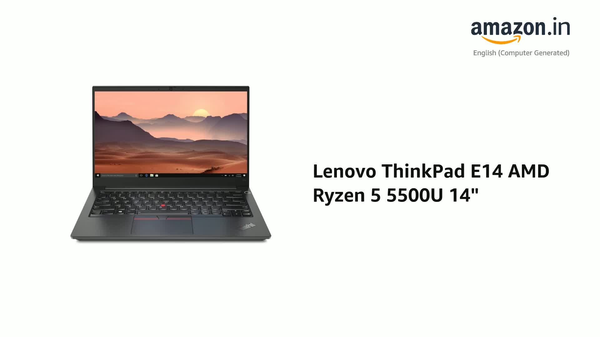 Lenovo ThinkPad E14 AMD Ryzen 5 5500U 14