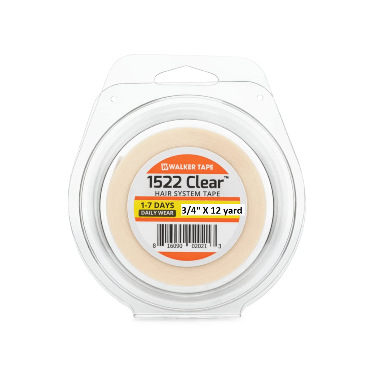 1522 Clear 3/4" X 12 Yard Roll Daily Wear Tape