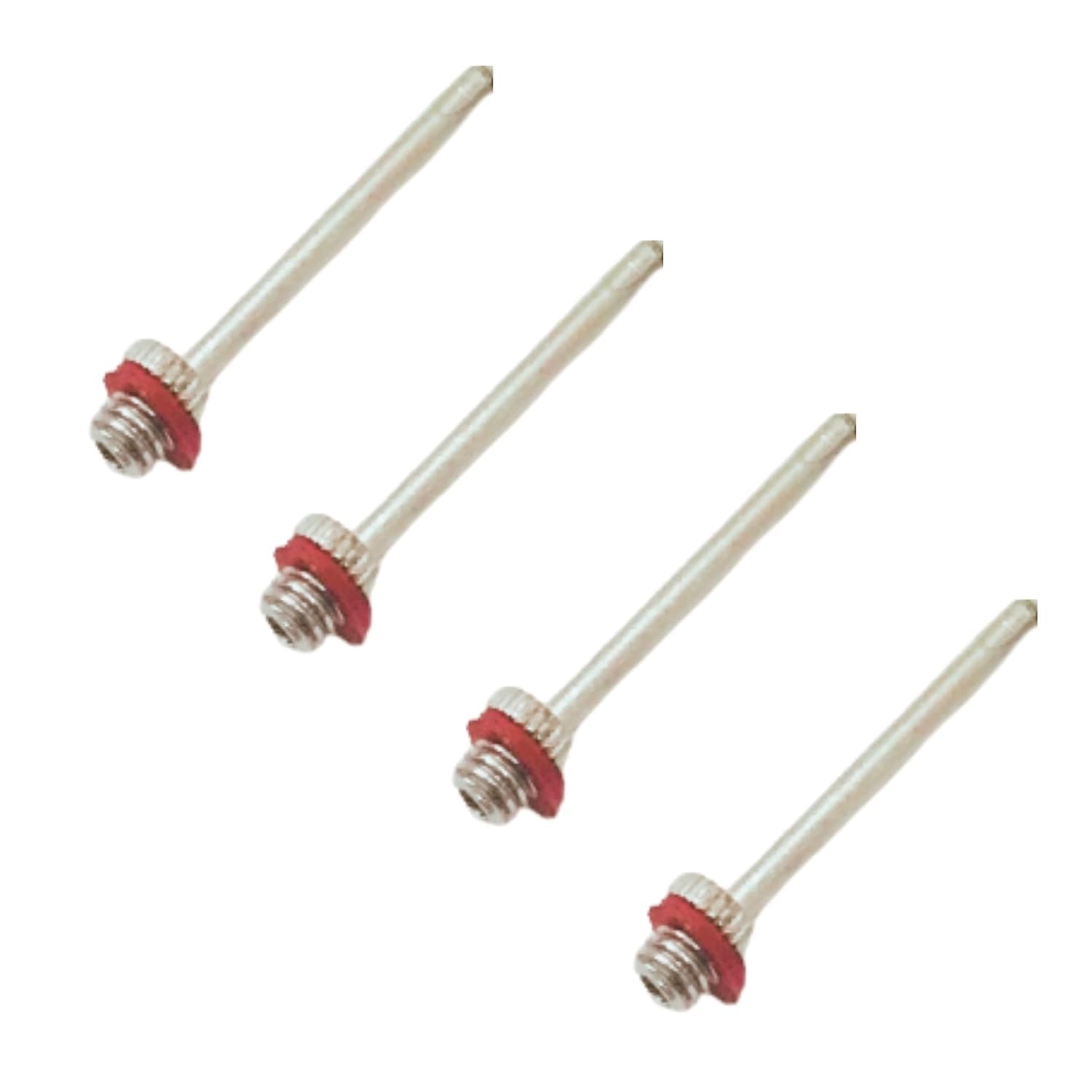 DESCTIDY Stainless Steel Inflating Pump Needle Pin Nozzle Soccer, Basketball, Football, Volleyball| Inflatable Air Valve Adaptor (Pack of 4 Needle)-image-39