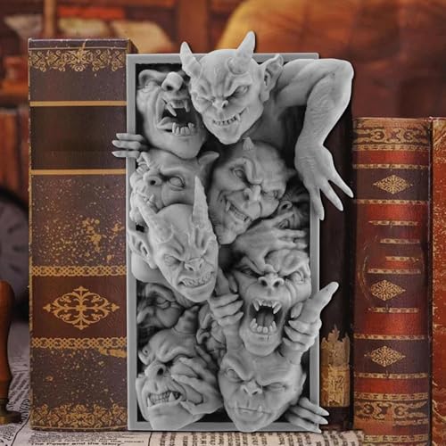 Sujetalibros de Fantasma Decoración Gótica para Crear Ambientes Espeluznantes en tu Oficina 5