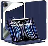 【Support de crayon intégré】Vous pouvez toujours ranger votre crayon dans l'étui de protection, l'utiliser avec votre iPad Pro 12,9 pouces n'importe où, et il est certainement facile de sortir votre crayon grâce à une fente bien pensée [Remarque : crayon non inclus]