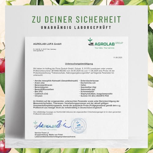 DAO Enzym Komplex mit Diaminoxidase aus Erbsen – 60 vegane DAO Kapseln – bei histaminreicher Ernährung – bis zu 60-Tage-Vorrat - NATURTREU® Toleranzschatz 6