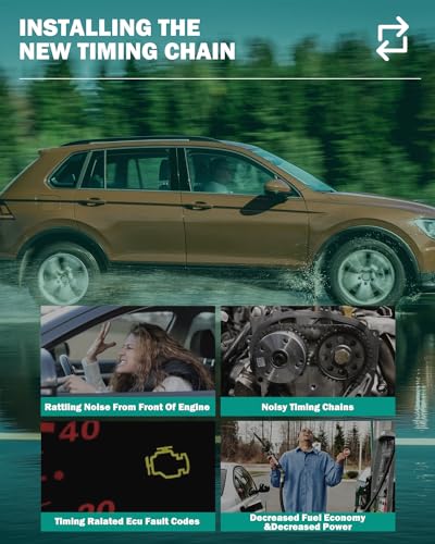 Image of SCITOO Timing Chain Kit for Ford Expedition 5L3Z-6268-A TK6068 SOHC V8 5.4L | Engine Timing Chain Kit for Ford for F-150 for F-250 for F-350 Super Duty,for Lincoln Mark LT Navigator 2004-2008