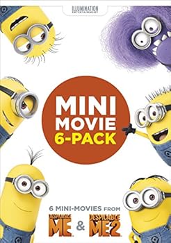 DVD Despicable Me & Despicable Me 2 Mini Movie 6 Pack Book