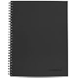 Cambridge Limited Business Notebook, Guided Meeting Notebook, Legal Ruled with Flexible Soft Touch Cover, Wirebound, 6-5/8