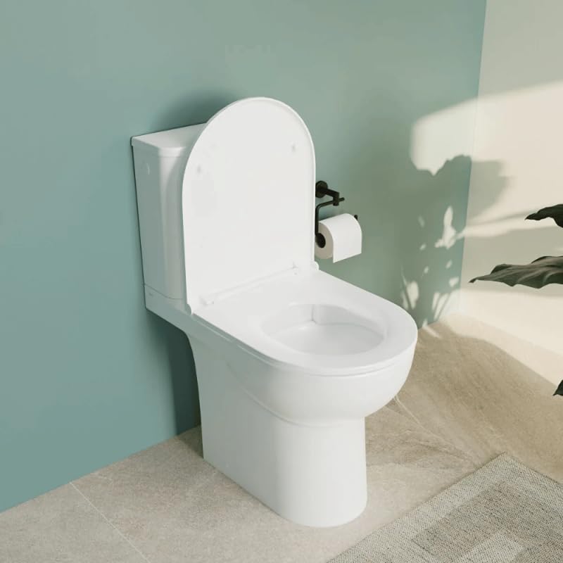 WC à poser sans bride sortie horizontale Vortex VitrA M-20 avec abattant frein de chute