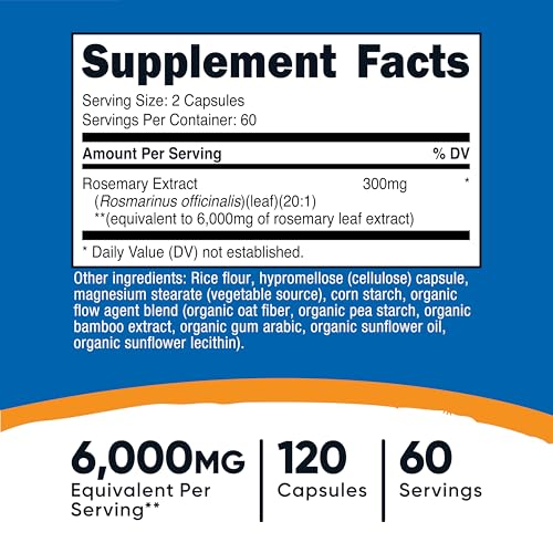 Nutricost Rosemary Extract Capsules