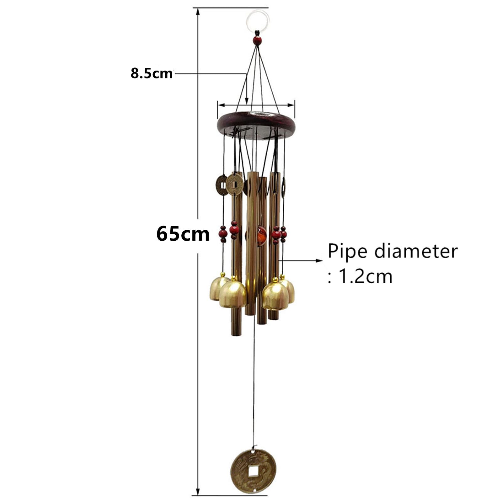 Lucky Wind Chimes - Image 2