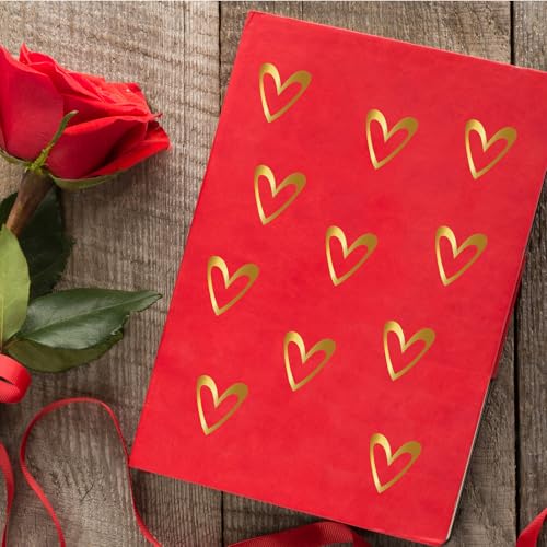 Whaline 500 pçs adesivo de dia dos namorados folha dourada coração envelope selo adesivo adesivo dec