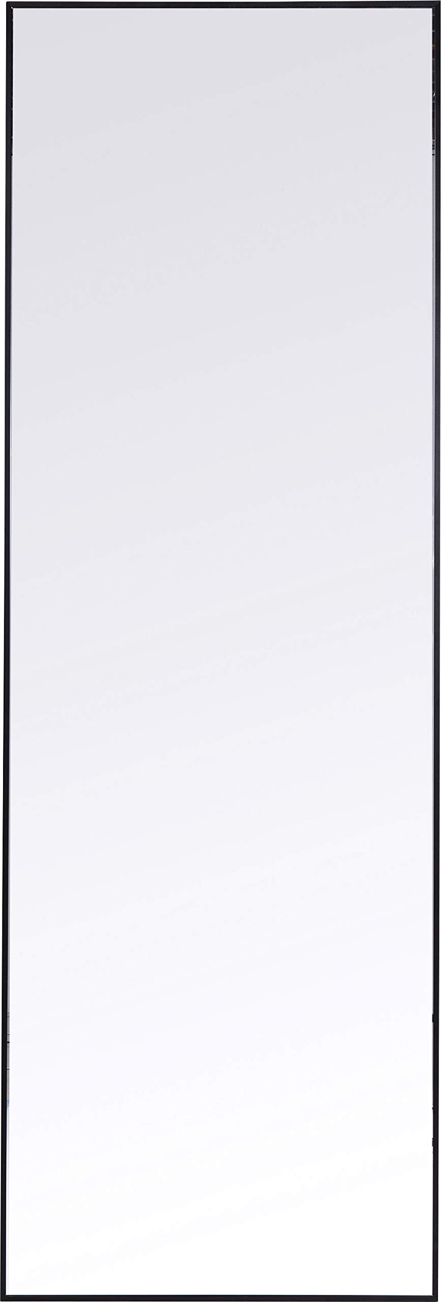 Kare Design Mirror Bella, Black, Wall Mirror Full Length, Horizontal and Vertical, Room Decor, Wall Decor for Living Room, Bedroom, Hallway, Entrance, 130x30x2,5cm (H/W/D)