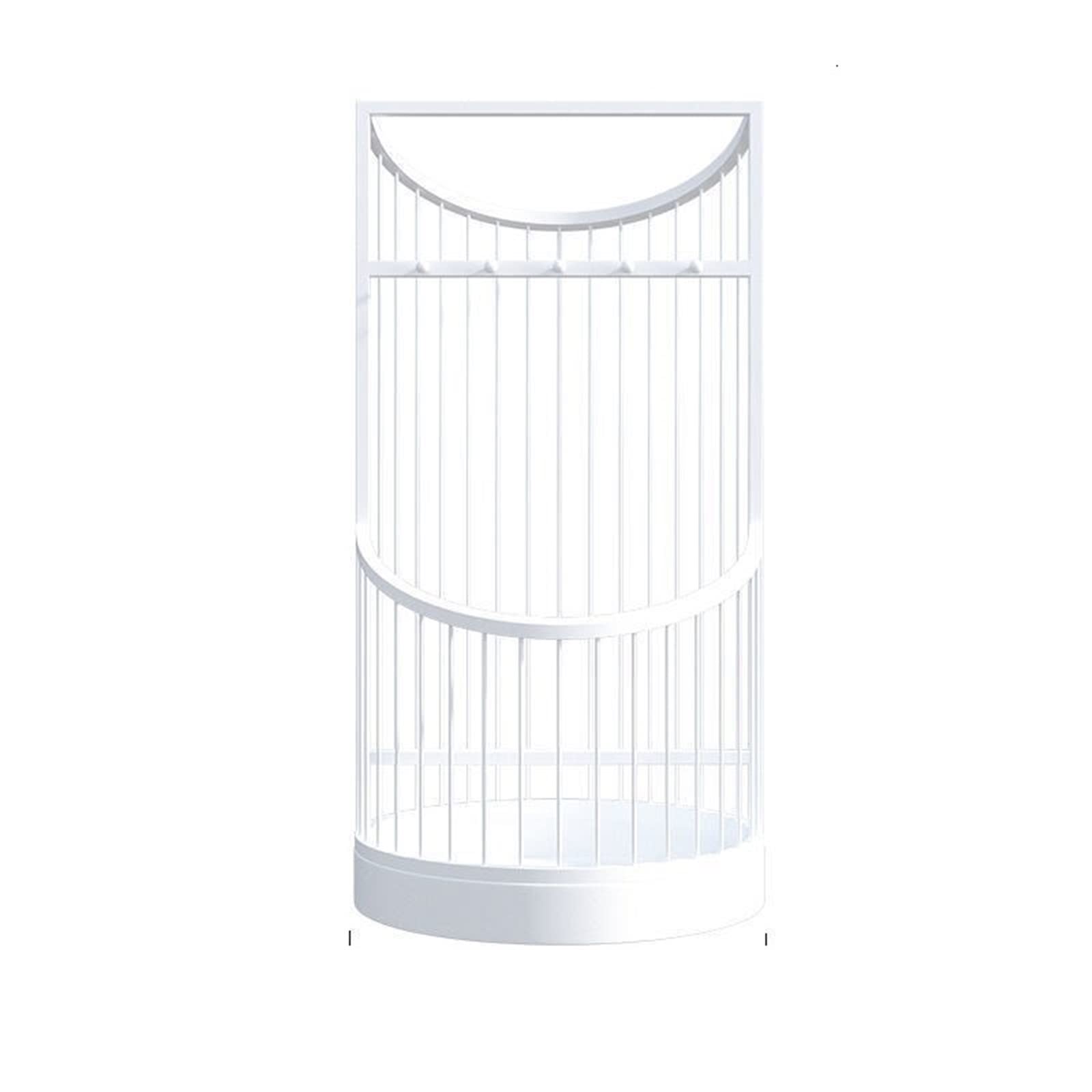 BHFPFZA Portable Umbrella Stand Rack for Home, Office, Business, Hotel Lobby - Stylish White Bucket Design for Convenient Storage and nization