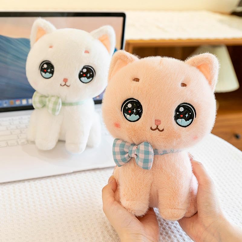 Image of SCOOBA Adorable Bow cat Soft Toy 35cm Pink Color (Bow cat Pink)