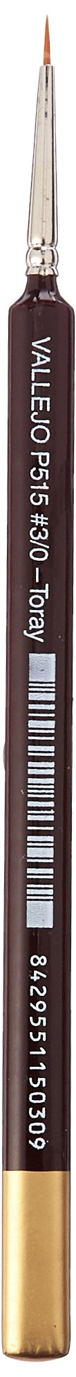 Vallejo Round Toray Brush 3/0 with Triangular Handle Model Kit