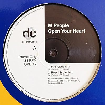 Open Your Heart - M People 12"