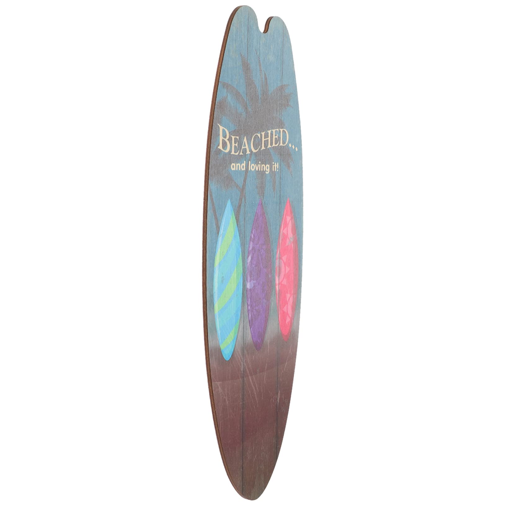 PRETYZOOM Tabla De Surf Letrero De Madera Decoración De Tabla De Surf De Verano Señal De Bienvenida De Tabla De Surf Tabla De Surf De Madera Puerta De Pared Señal Artística Signos De