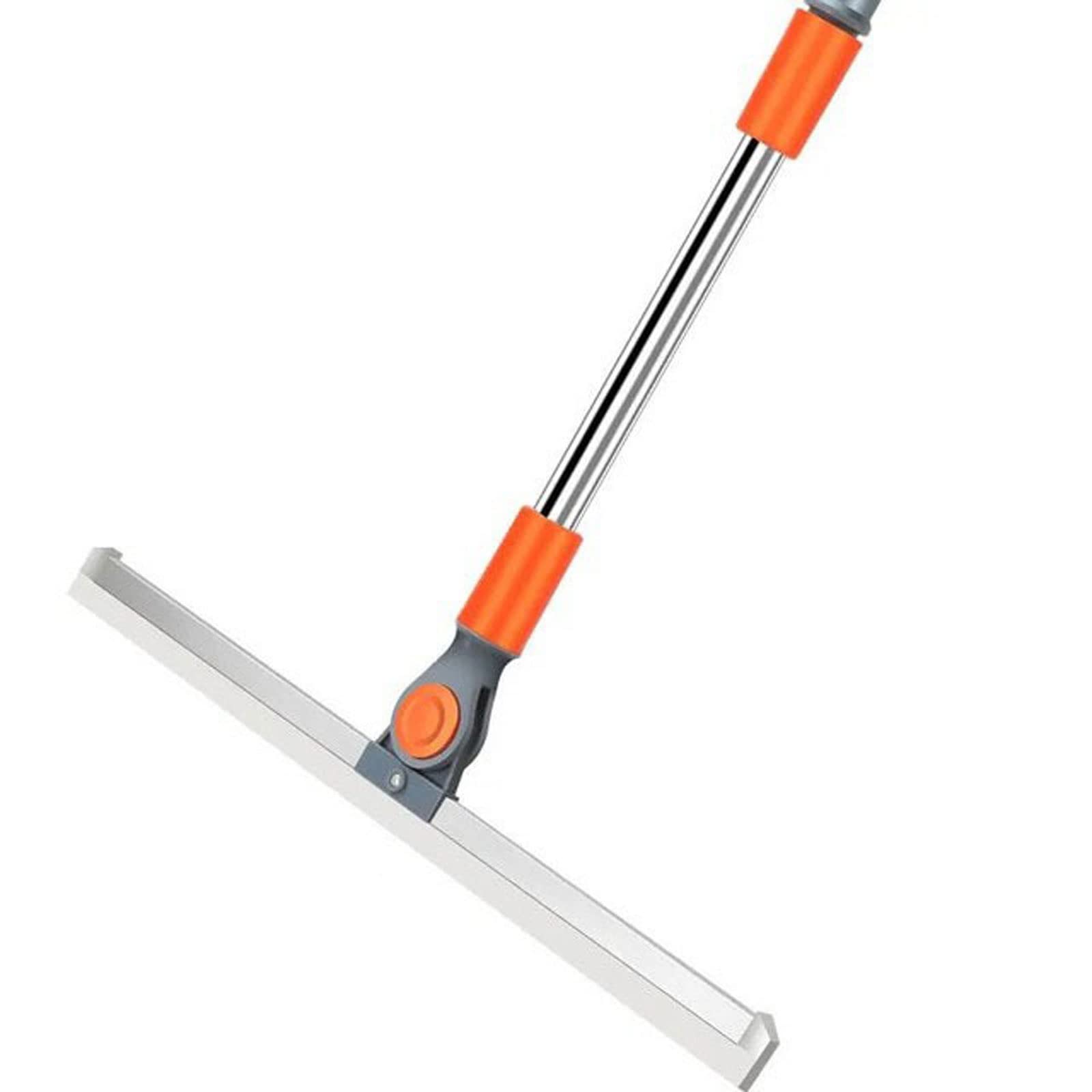 Escoba raspadora de silicona con escobas de mano para limpieza de lugares altos, fregona de piso para el hogar, baño, barrer agua y limpiaparabrisas de vidrio