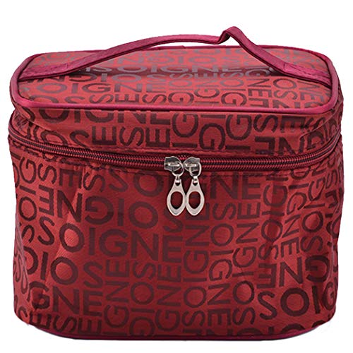 Outgeek Trousse de Maquillage Femmes Grande capacité Portable Trousse de Maquillage Trousse de Toilette pour Voyage