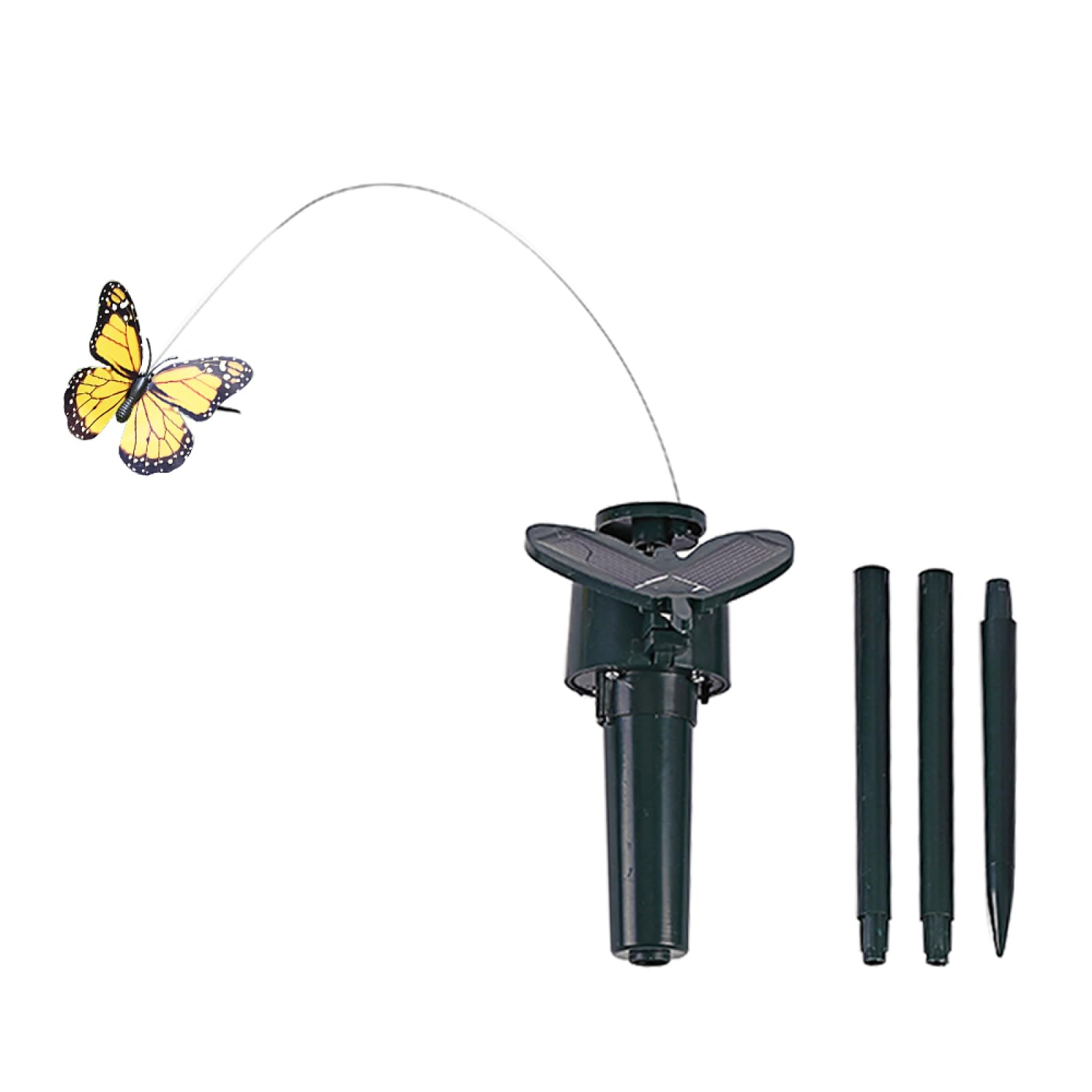 Farfalle danzanti svolazzanti e colibrì volanti alimentati a energia solare, decorazione per giardino e cortile