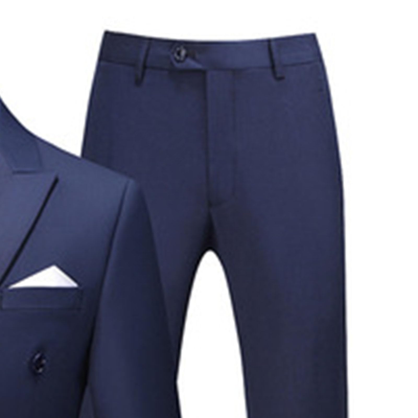 Costume Homme 2 pièces Slim Fit Smoking Blazer Croisé à Deux Boutons Men Suits 2 Piece pour Mariage Business Fête Confort Blazer Chic et Elegant Veste et Pantalon Grande Taille Costumes Et Vestes