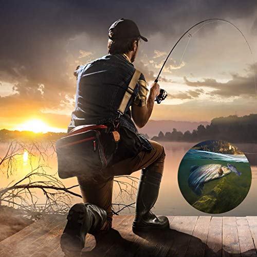 Fishing Lures, CDYKLCB Lifelike Fishing Lures Bass Lures Set Multi Jointed Swim Baits Slow Sinking Hard Lure Fishing Tackle Kits with a Tackle Box for Freshwater Saltwater