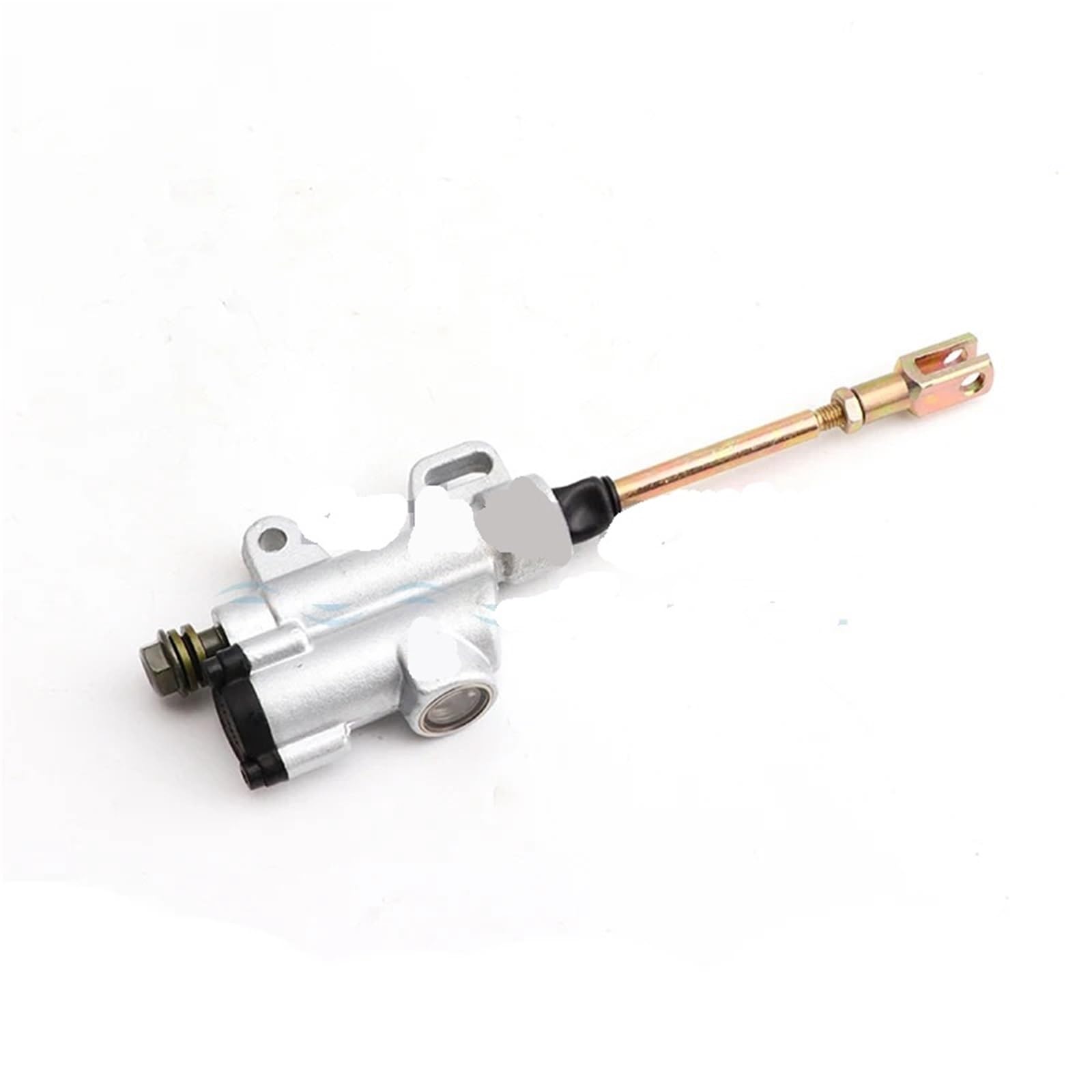 APSHDNCU Forward Brake Pump Fit for Motorcycle Dirt Pit Bike ATV Rear Foot Hydraulic Brake Master Cylinder Pump(Silver)