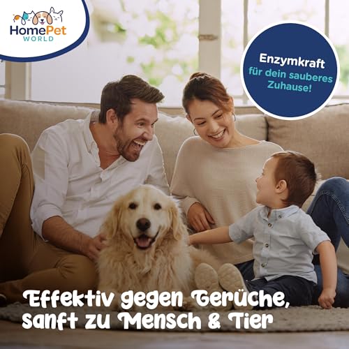 HomePetWorld Enzymreiniger Katzenurin 500ml - Enzymreiniger Geruchsentferner für Haustiere (Hund & Katze) - Effektiver Reiniger als Katzenurin Entferner auch als Katzenklo Reiniger nutzbar