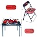 Idea Nuova Marvel Spiderman 3 Piece Children's Activity Square Table and Chair Set, Ages 3+ (NN201039)