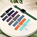 Meliya Bands Compatible with Garmin Forerunner 245/645 Watch Band, Garmin Forerunner 158/55 Watch Band Women Men, Soft Silicone Sport Replacement Strap for Forerunner 158/245/55,Venu Sq,Vivoactive 5/3 Smart Watch (White)