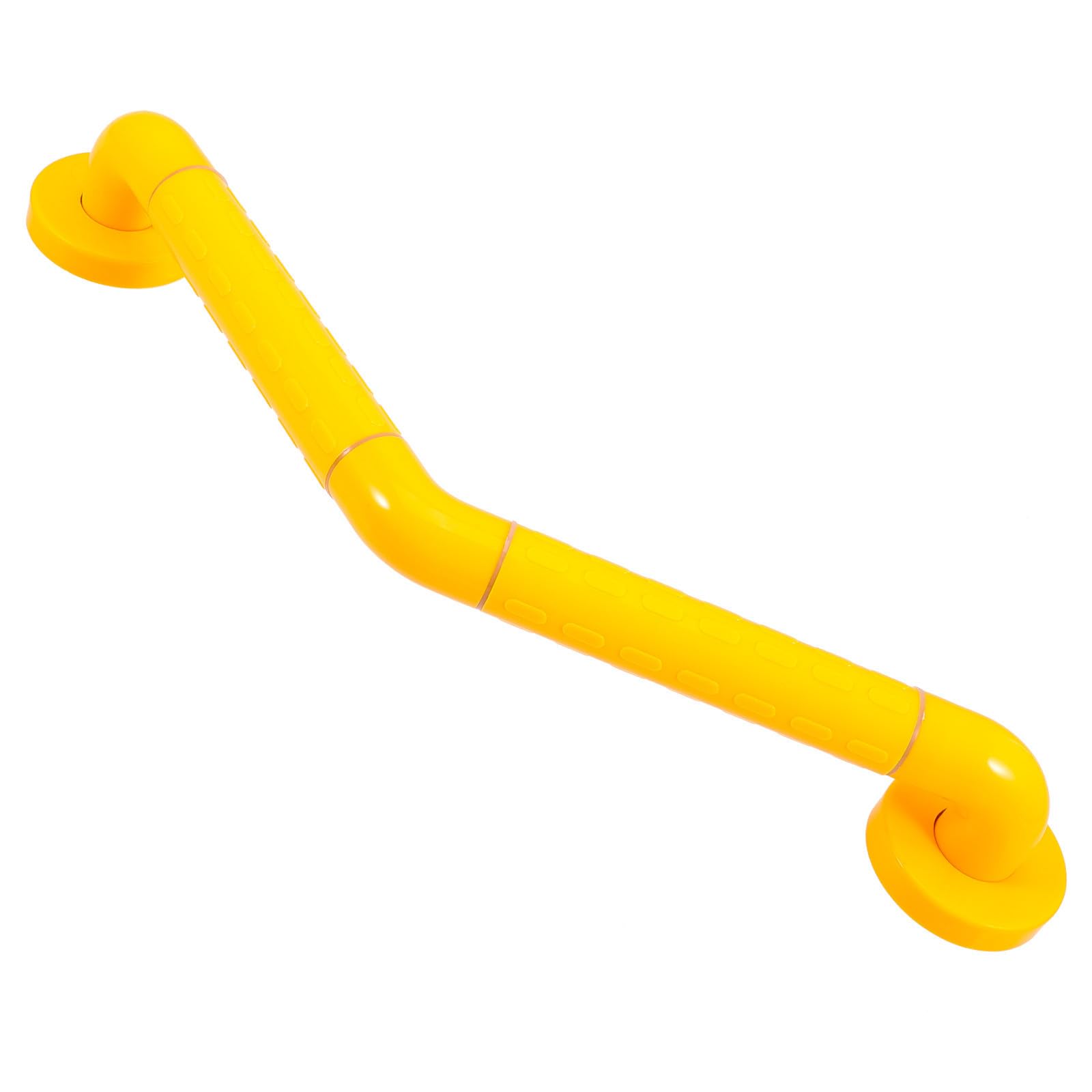 Pasamanos de Seguridad de Acero Inoxidable para Baño, Hogar y Ducha | Color Amarillo, Diseño Simple Creativo, Instalación Fácil, Uso Doméstico