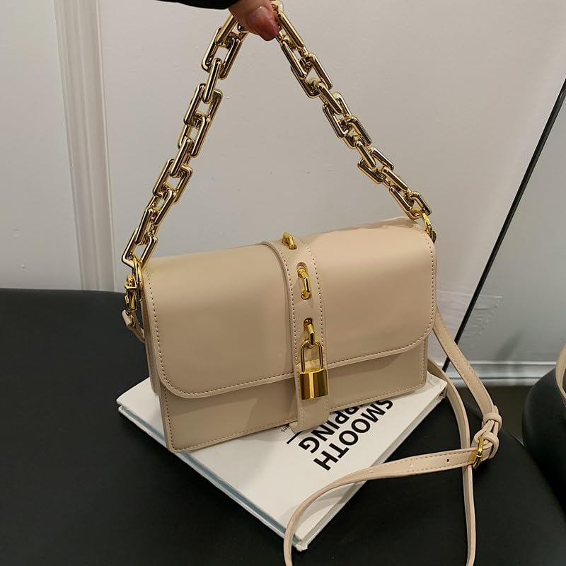 All-Match PU Leather Shoulder Bag for Women Simple Flap Handbag with Adjustable Strap Versatile Crossbody4