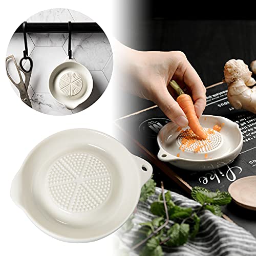 Zrm&E PGRATERP-1 Porcelain Grater Plate White Ceramic Multipurpose Grinder Plate Burnishing Machine thumb #5