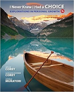 I Never Knew I Had a Choice: Explorations in Personal Growth book cover