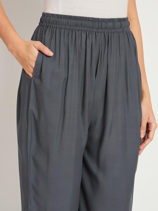 Image of Soft Colors Relaxed Fit Pocket Palazzo