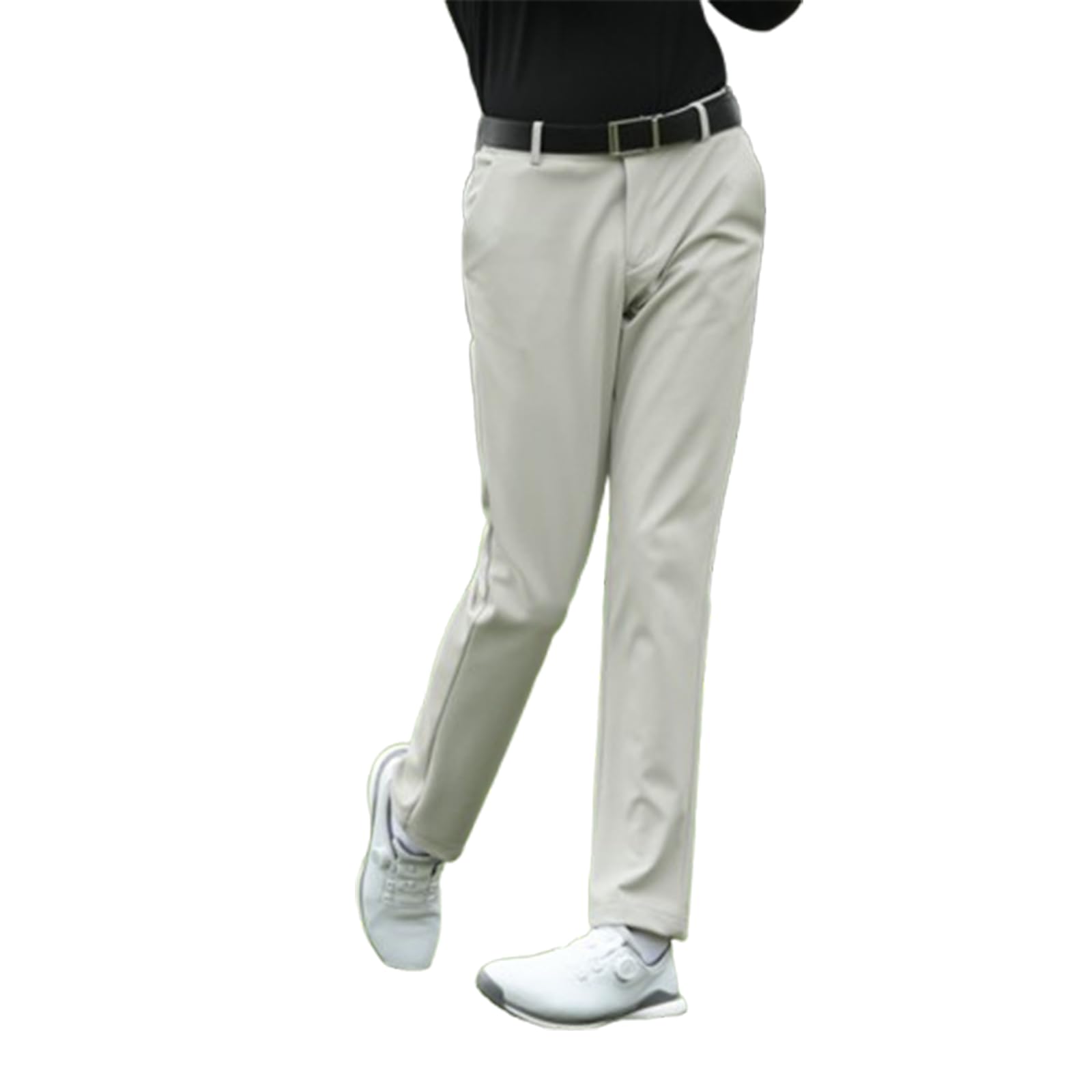 FGRID Męskie spodnie golfowe Slim-Fit Stretch, letnie lekkie spodnie dresowe, spodnie podróżne, szybkoschnące spodnie robocze do gry w golfa,Khaki,XL