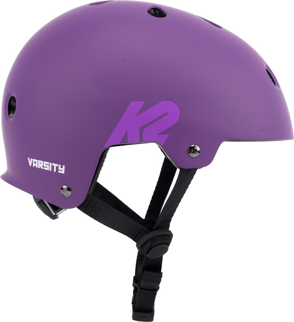 K2 Skate Varsity Kask unisex – kask dla dorosłych – fioletowy – 30G4222, L (59 – 61 cm)